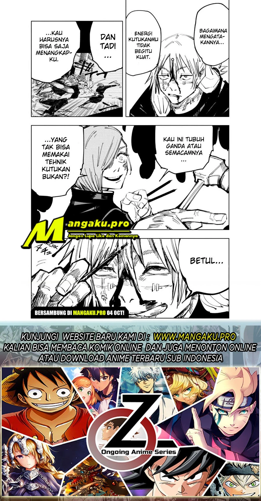 Read Jujutsu Kaisen Bahasa Indonesia ID Manga Online