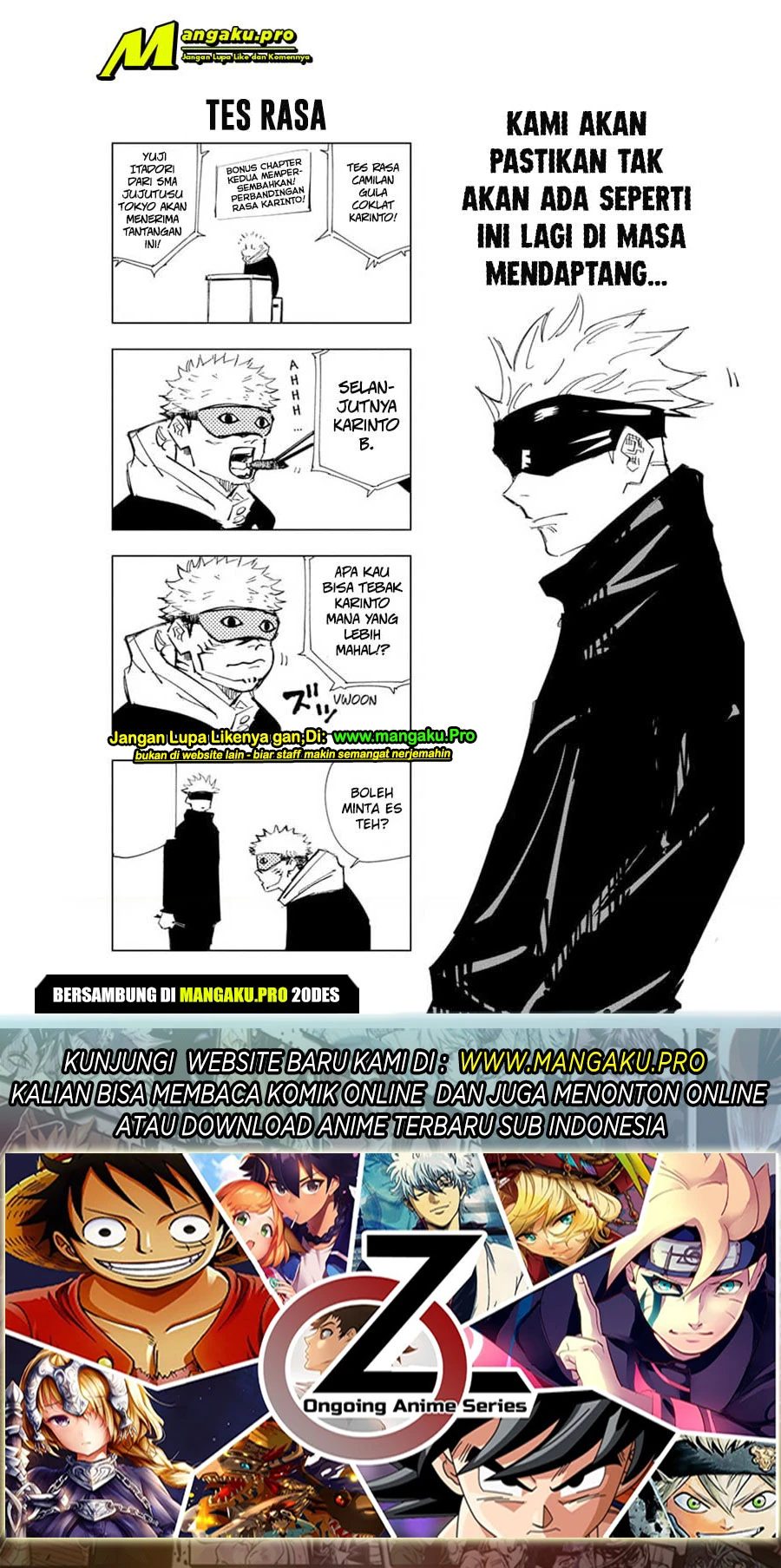 Read Jujutsu Kaisen Bahasa Indonesia ID Manga Online