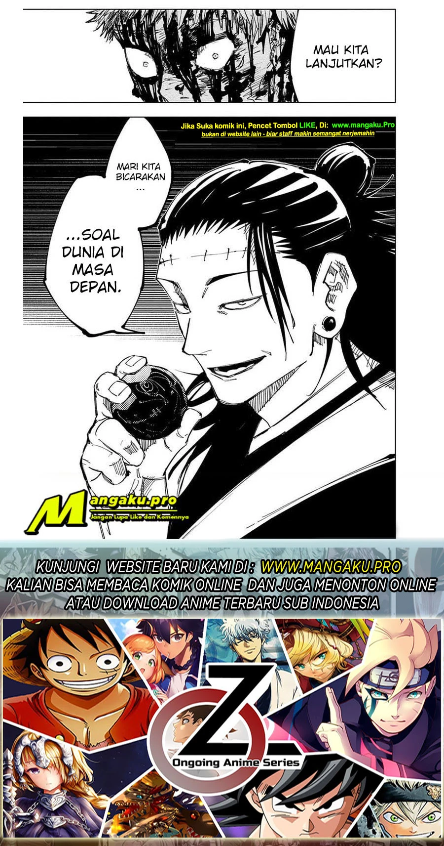 Read Jujutsu Kaisen Bahasa Indonesia ID Manga Online