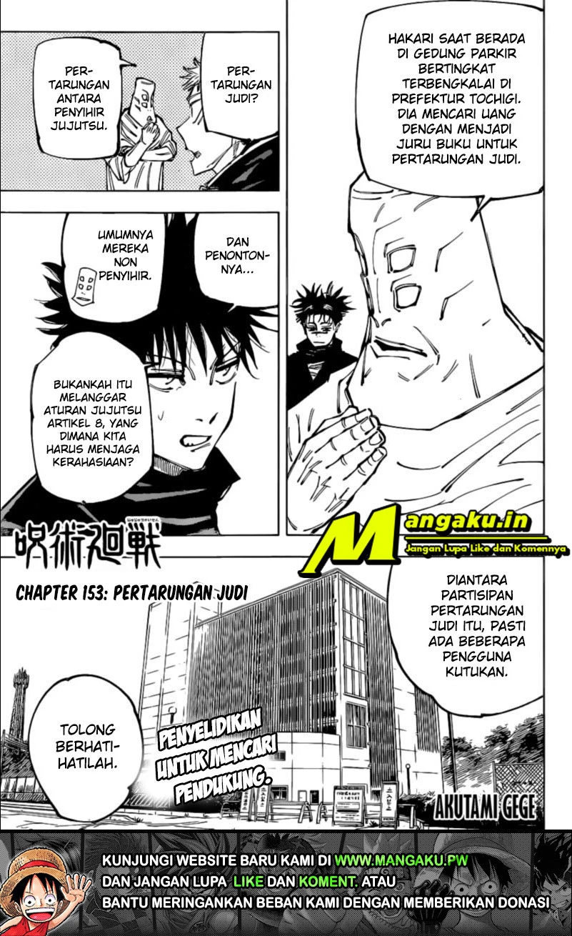 Read Jujutsu Kaisen Bahasa Indonesia ID Manga Online