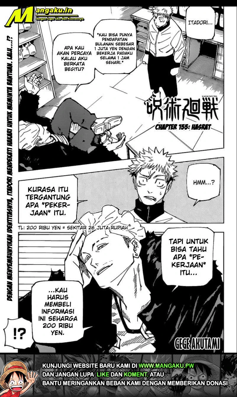 Read Jujutsu Kaisen Bahasa Indonesia ID Manga Online