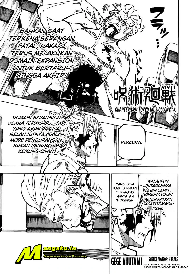 Read Jujutsu Kaisen Bahasa Indonesia ID Manga Online