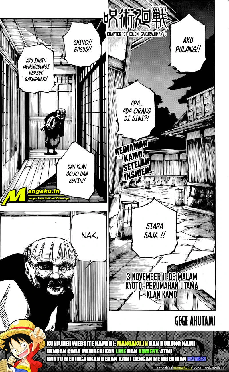 Read Jujutsu Kaisen Bahasa Indonesia ID Manga Online