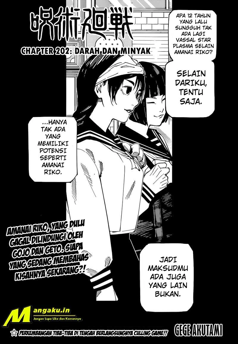 Read Jujutsu Kaisen Bahasa Indonesia ID Manga Online