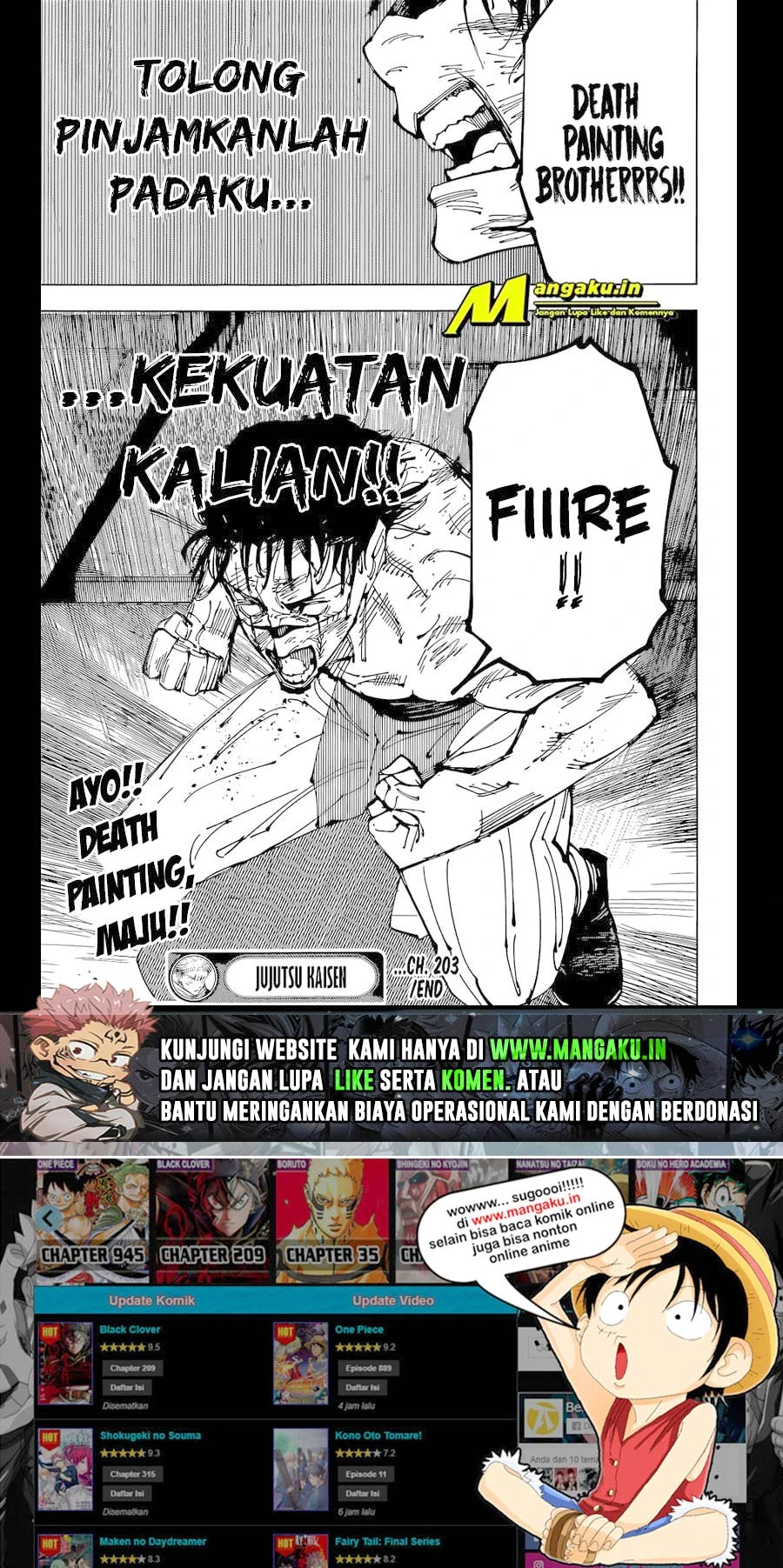 Read Jujutsu Kaisen Bahasa Indonesia ID Manga Online