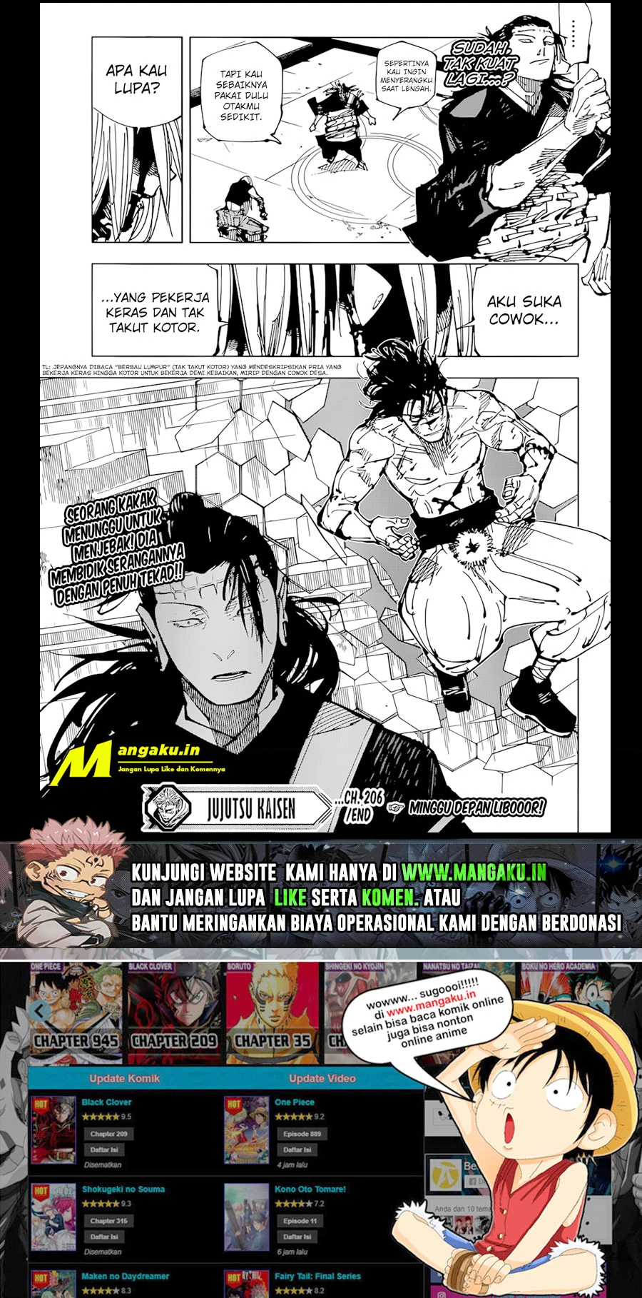 Read Jujutsu Kaisen Bahasa Indonesia ID Manga Online