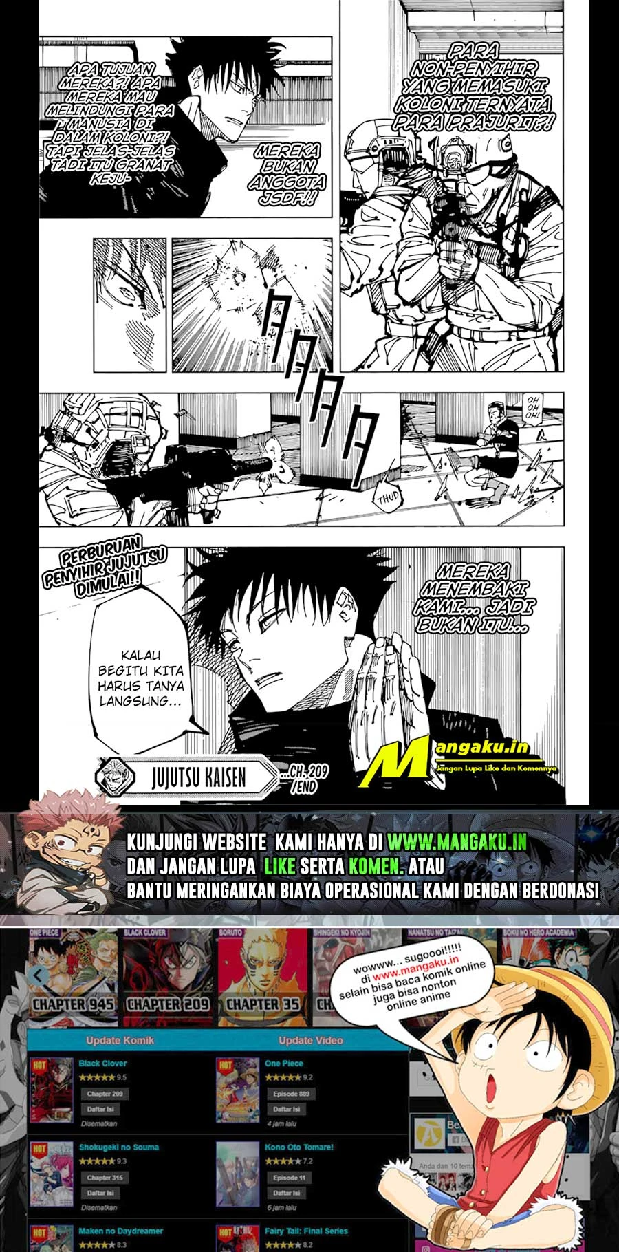 Read Jujutsu Kaisen Bahasa Indonesia ID Manga Online