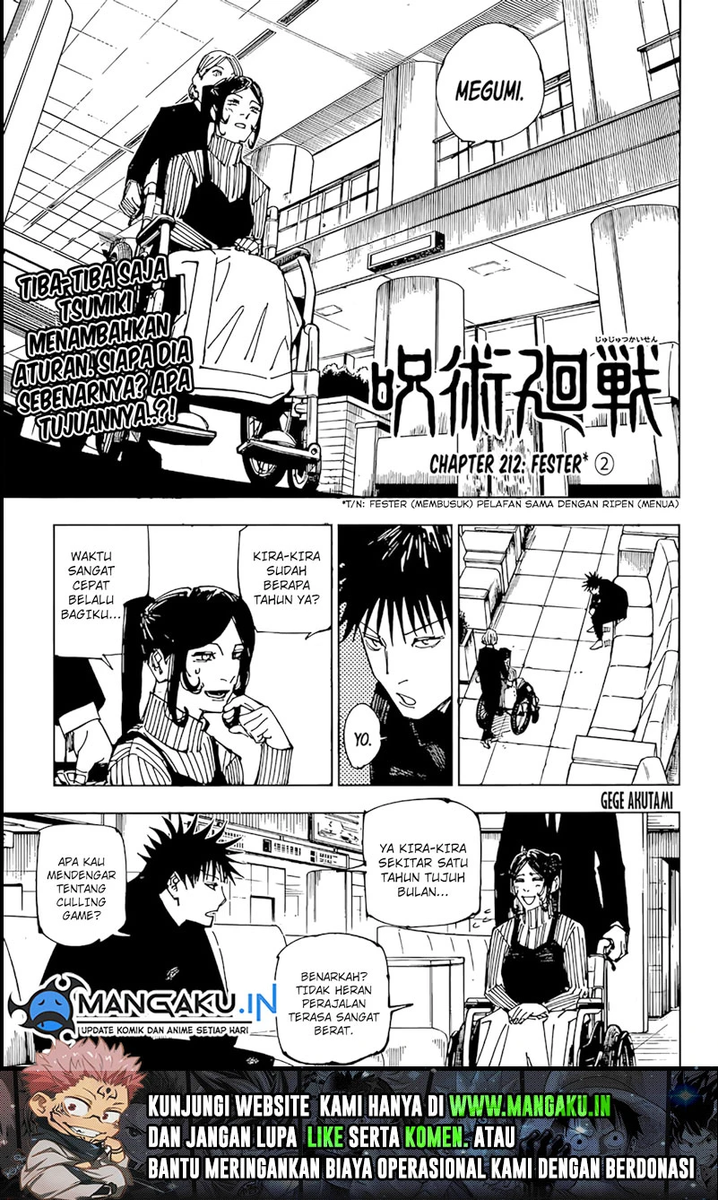 Read Jujutsu Kaisen Bahasa Indonesia ID Manga Online