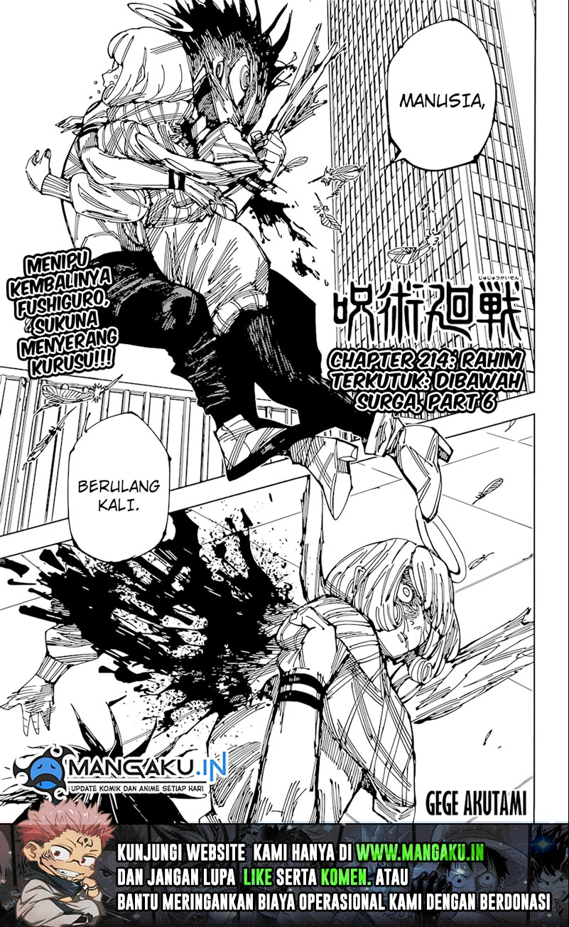 Read Jujutsu Kaisen Bahasa Indonesia ID Manga Online