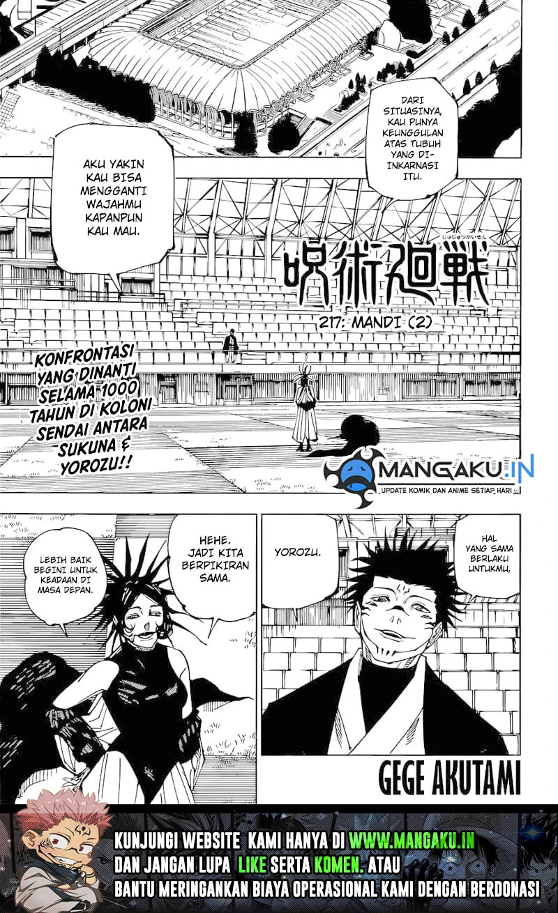 Read Jujutsu Kaisen Bahasa Indonesia ID Manga Online