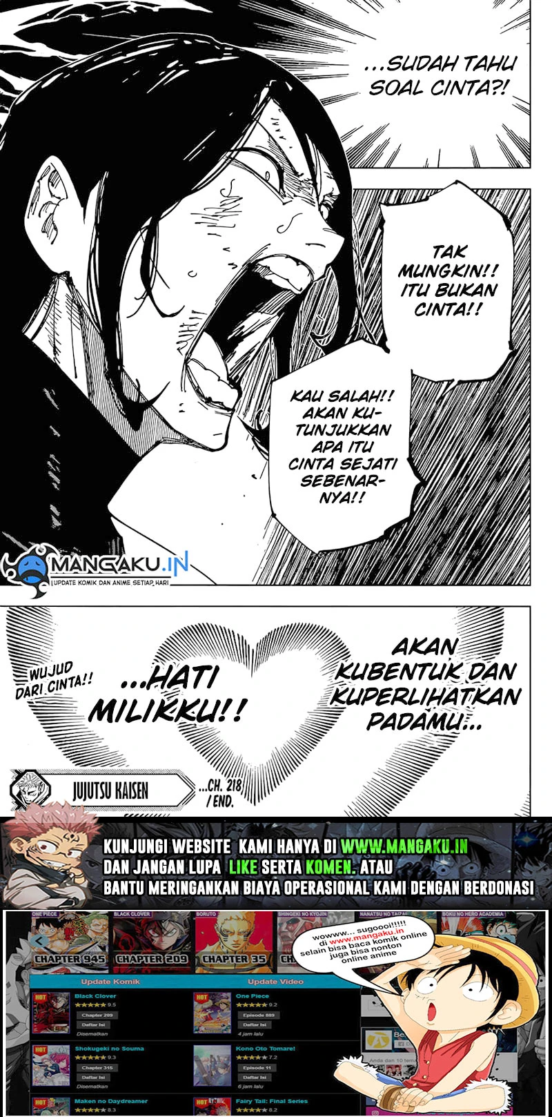 Read Jujutsu Kaisen Bahasa Indonesia ID Manga Online
