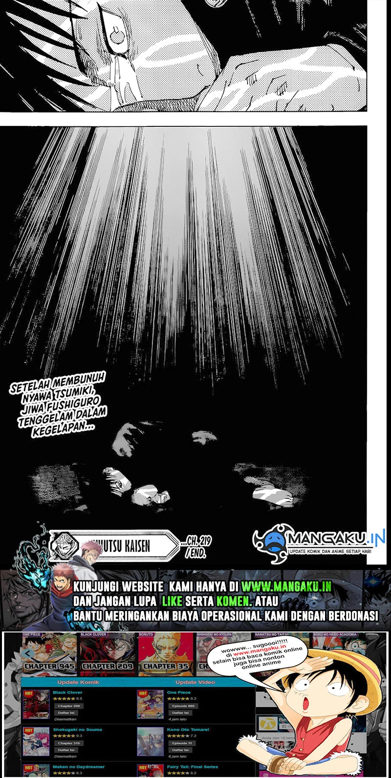 Read Jujutsu Kaisen Bahasa Indonesia ID Manga Online