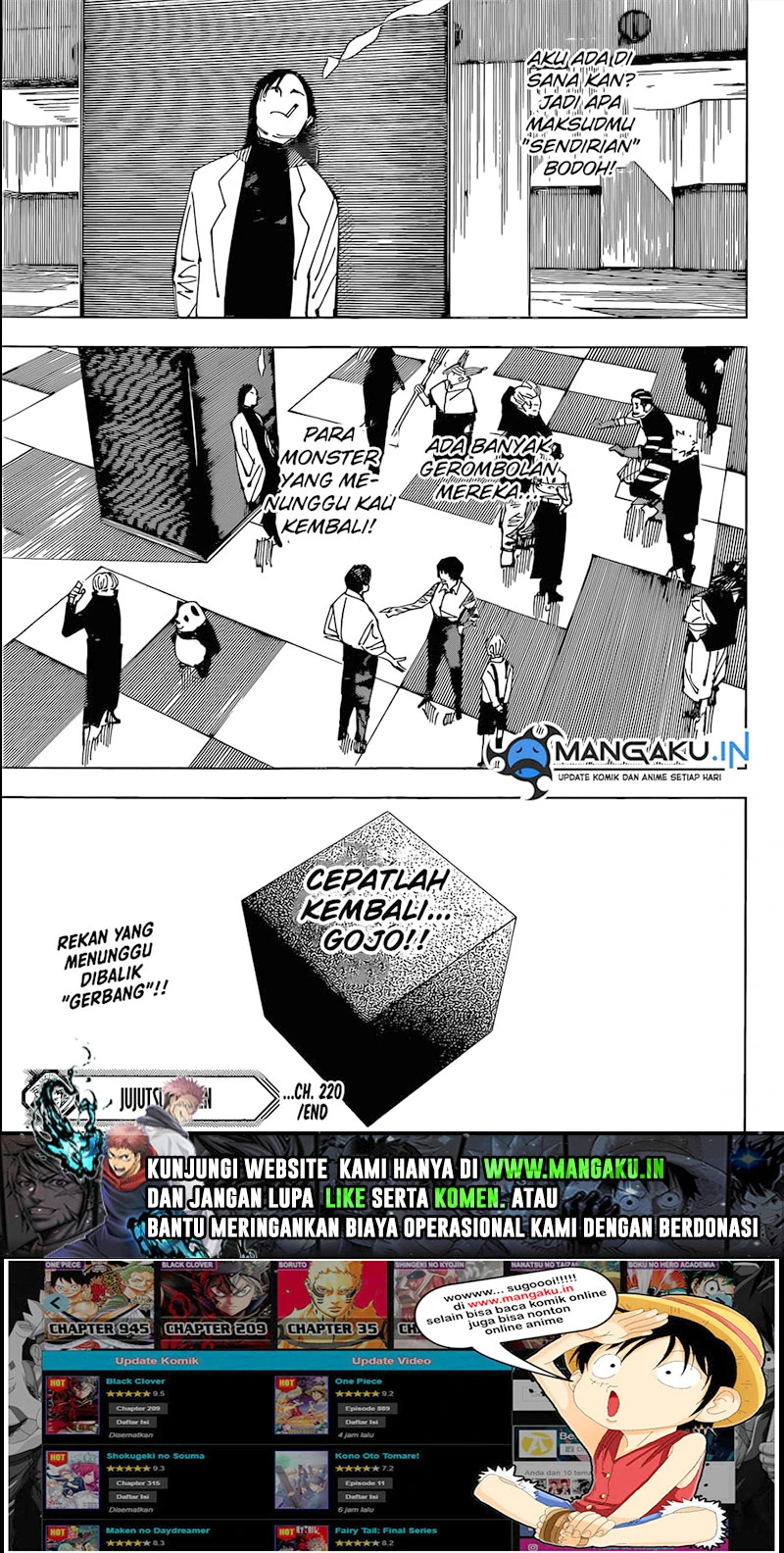 Read Jujutsu Kaisen Bahasa Indonesia ID Manga Online