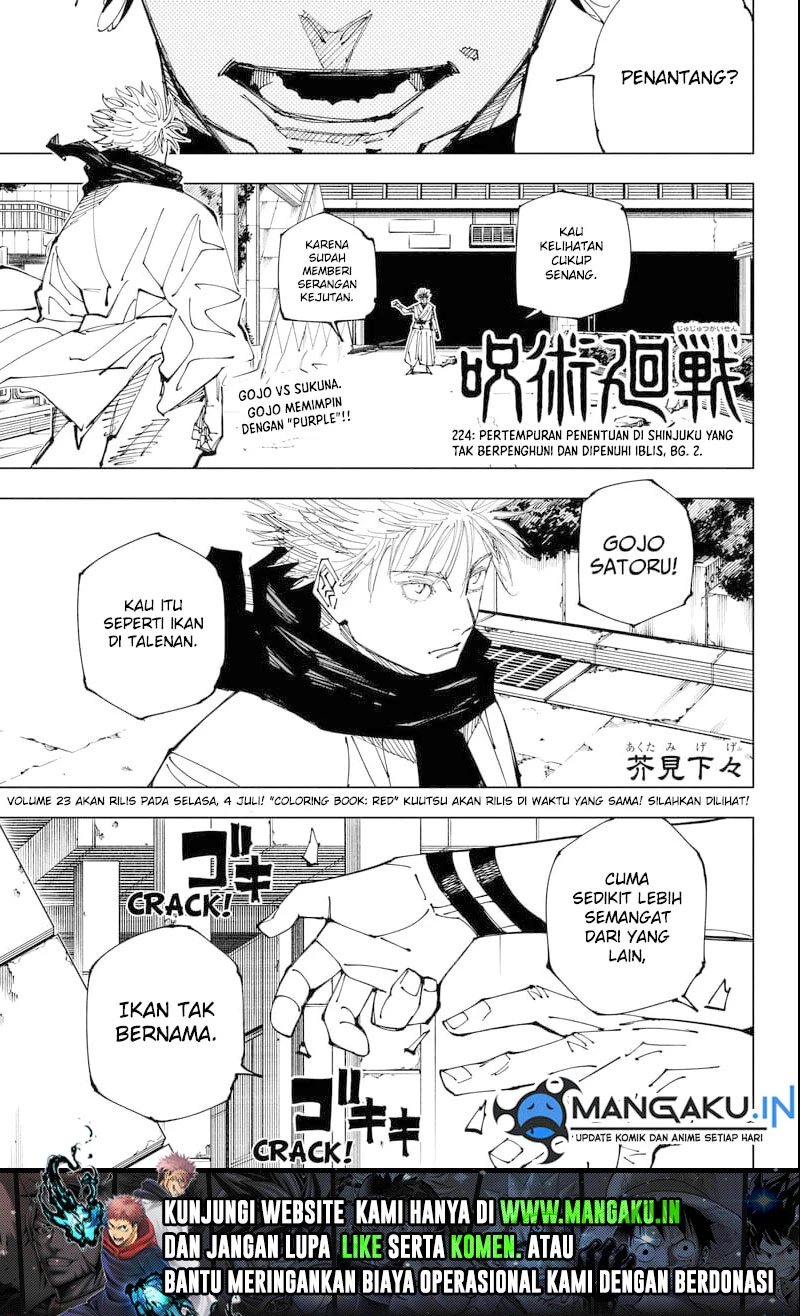 Read Jujutsu Kaisen Bahasa Indonesia ID Manga Online