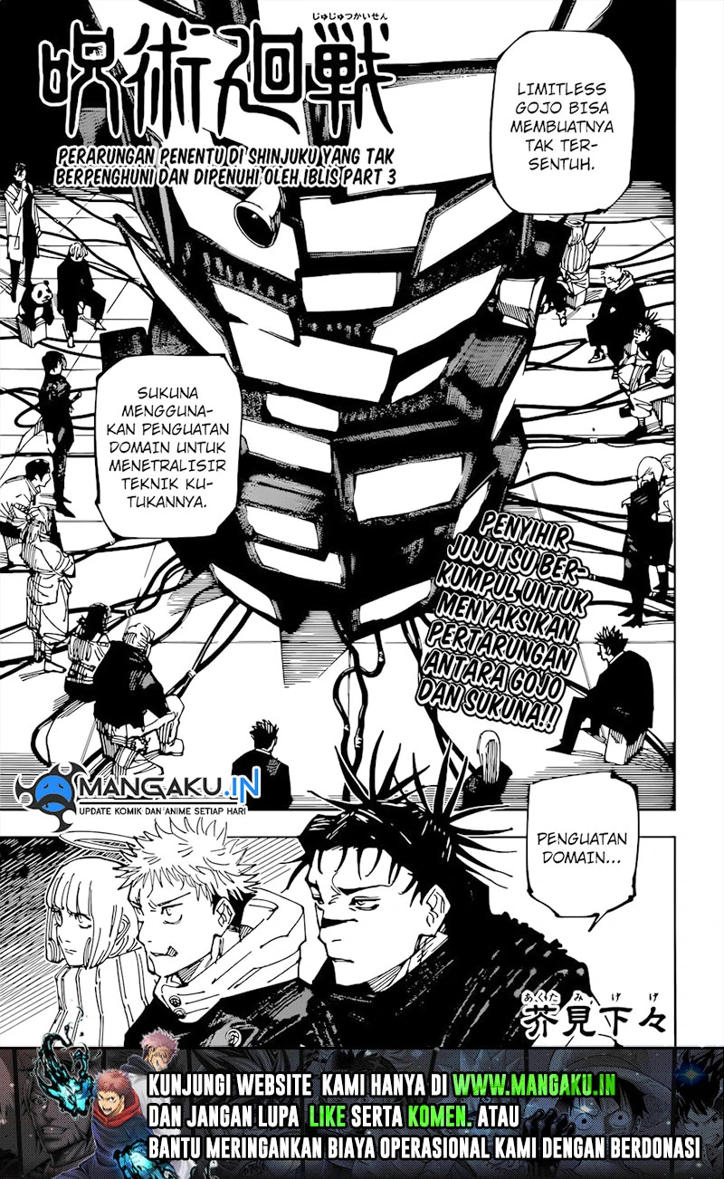 Read Jujutsu Kaisen Bahasa Indonesia ID Manga Online
