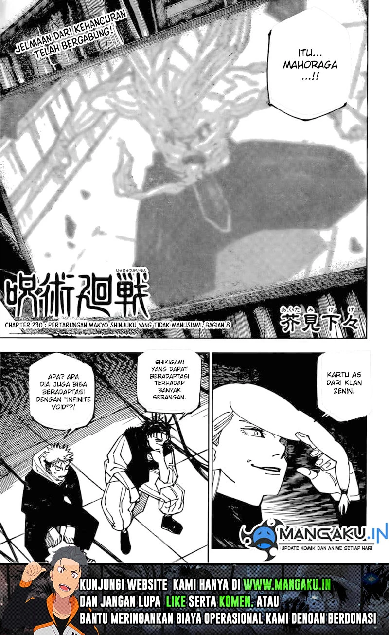 Read Jujutsu Kaisen Bahasa Indonesia ID Manga Online
