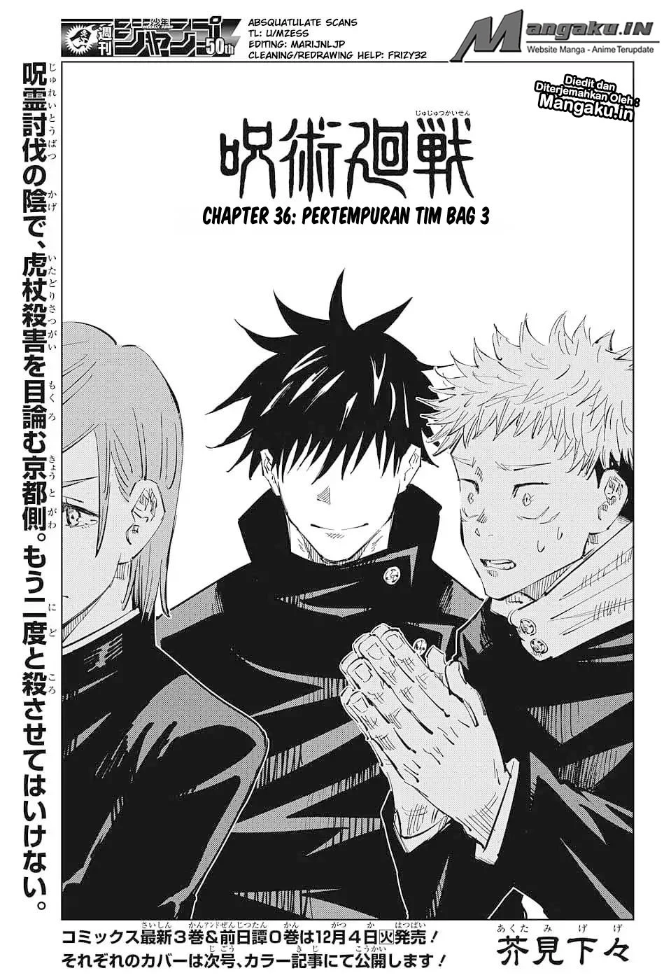 Read Jujutsu Kaisen Bahasa Indonesia ID Manga Online
