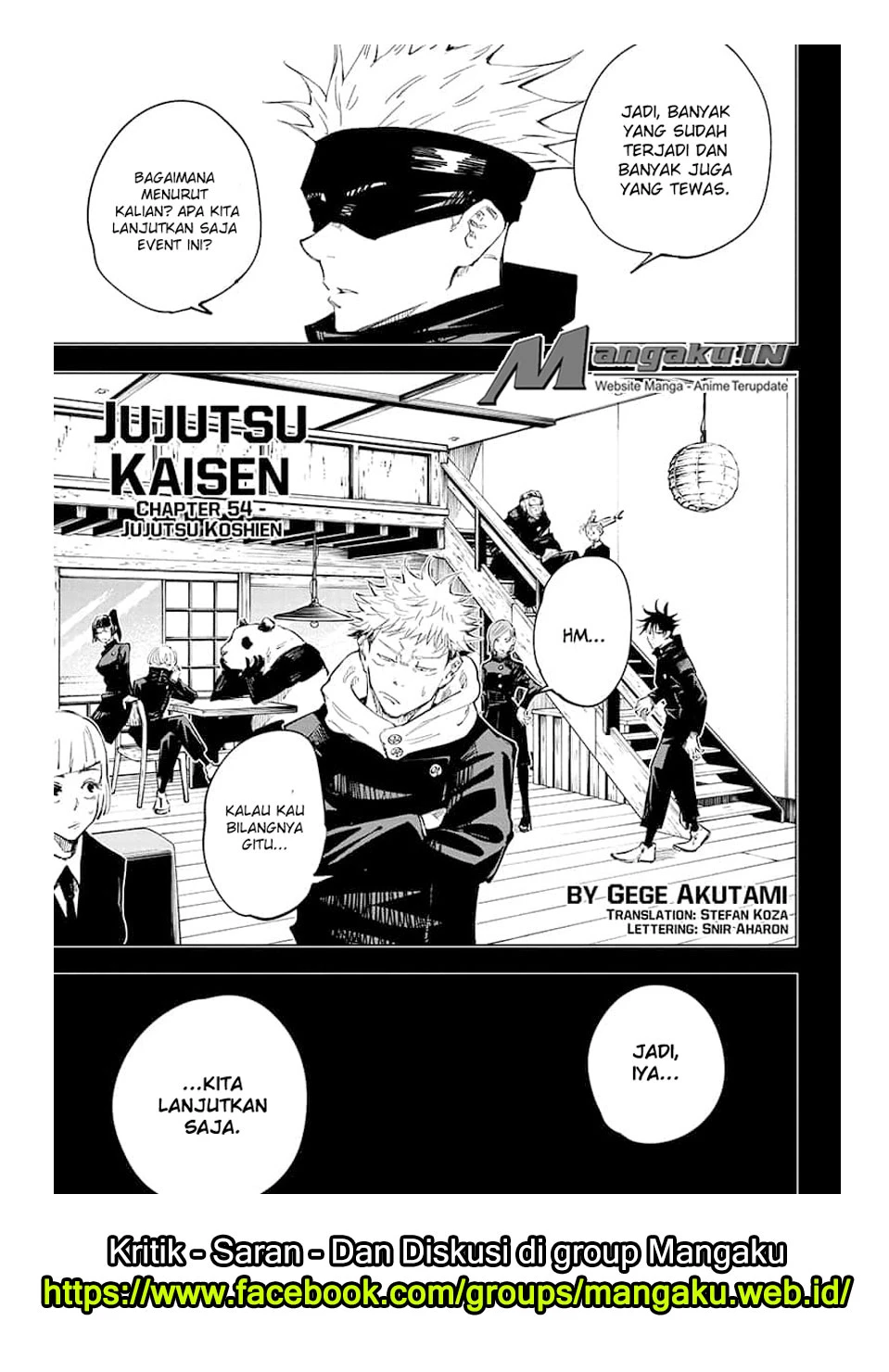 Read Jujutsu Kaisen Bahasa Indonesia ID Manga Online
