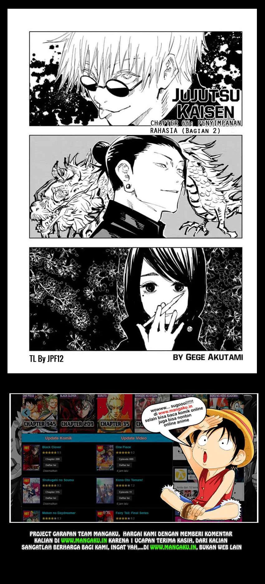 Read Jujutsu Kaisen Bahasa Indonesia ID Manga Online