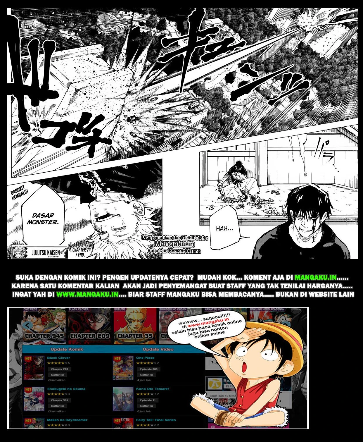 Read Jujutsu Kaisen Bahasa Indonesia ID Manga Online