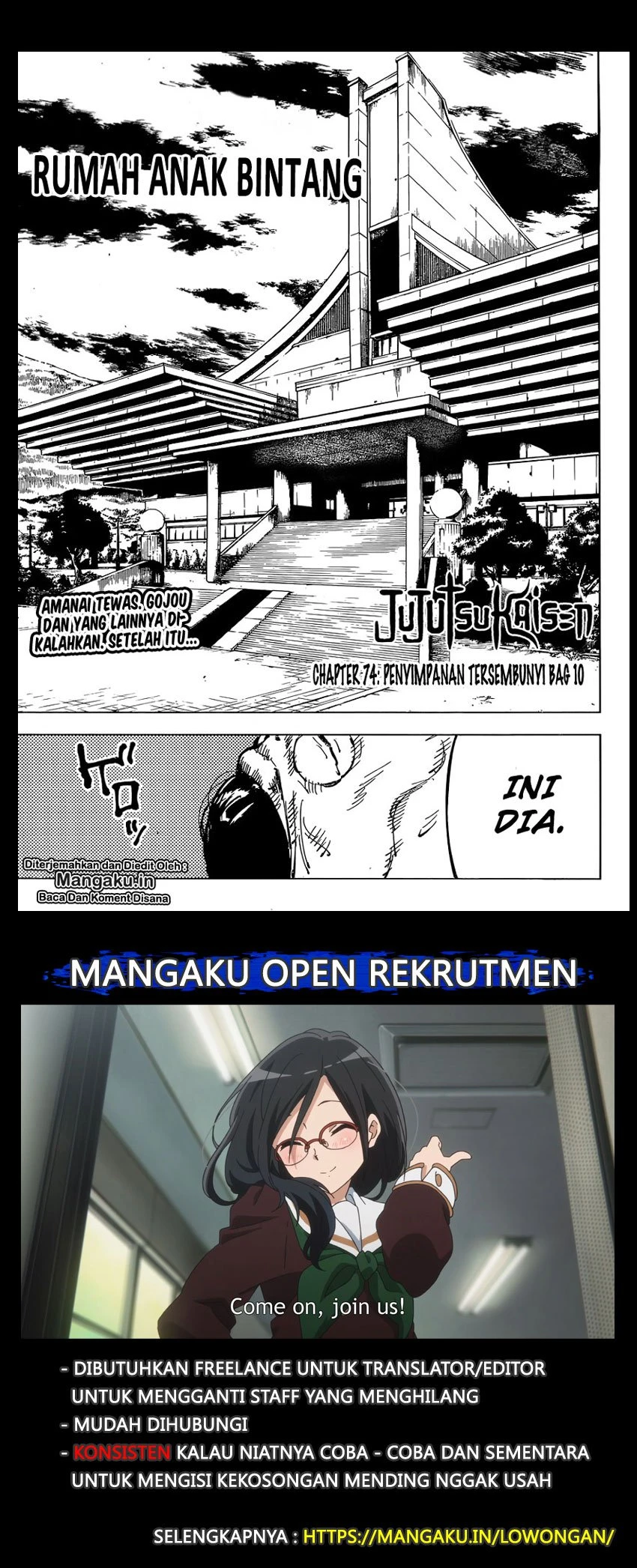Read Jujutsu Kaisen Bahasa Indonesia ID Manga Online