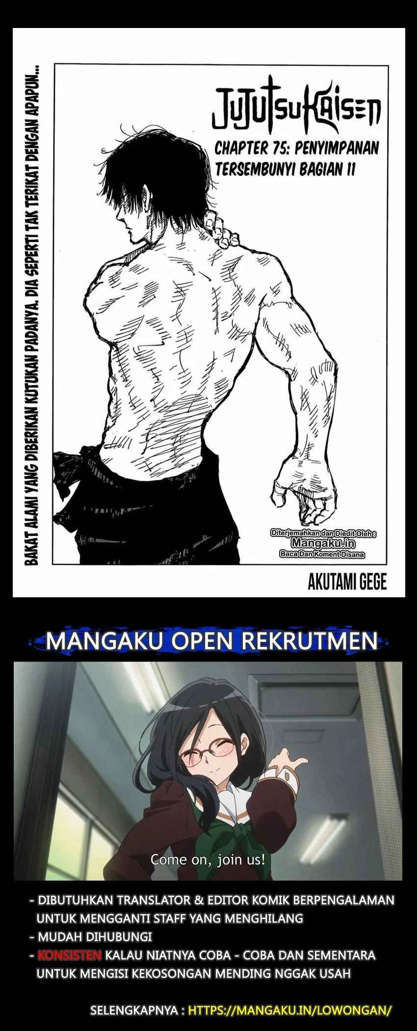 Read Jujutsu Kaisen Bahasa Indonesia ID Manga Online