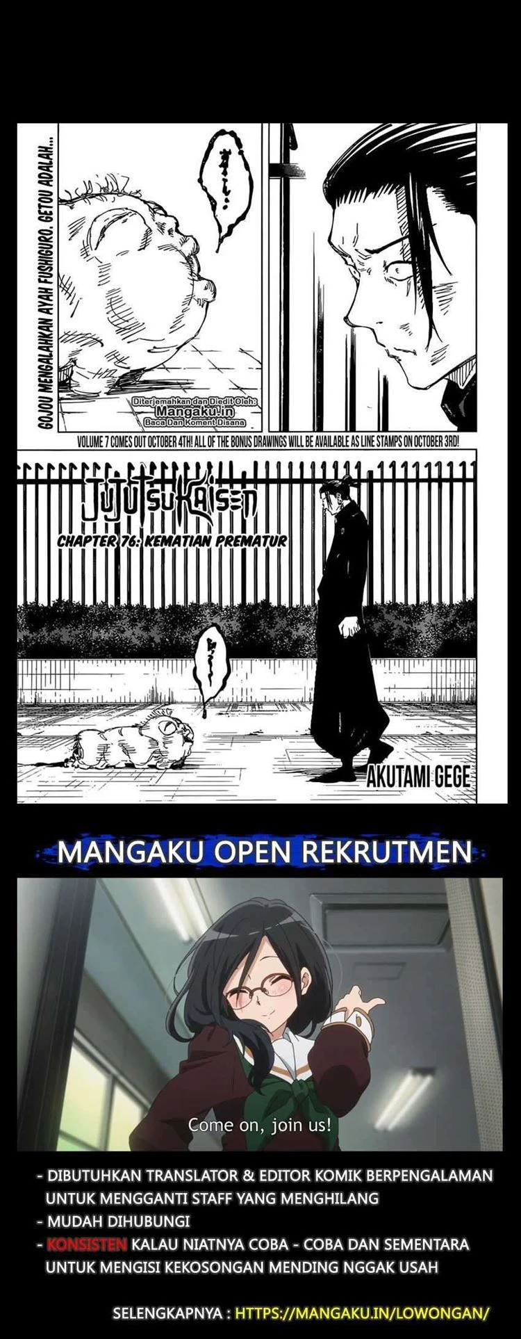 Read Jujutsu Kaisen Bahasa Indonesia ID Manga Online