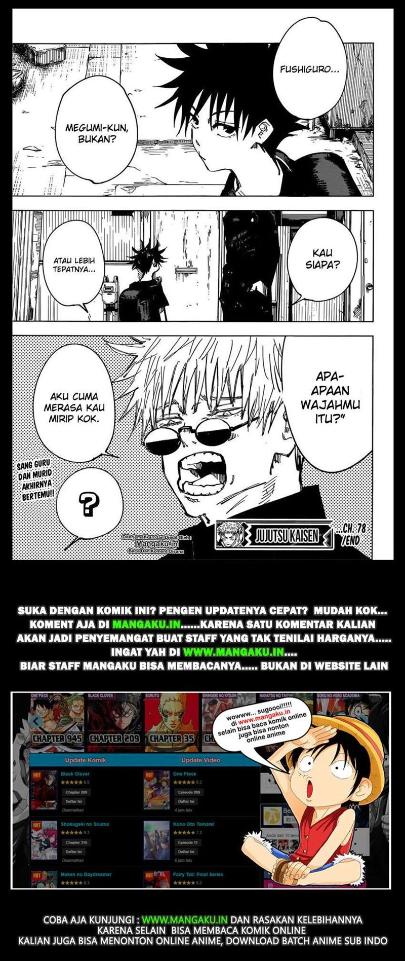 Read Jujutsu Kaisen Bahasa Indonesia ID Manga Online