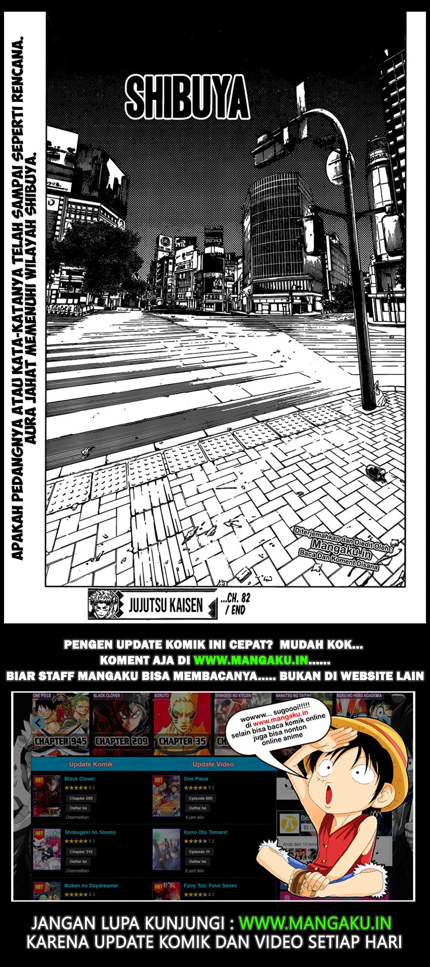 Read Jujutsu Kaisen Bahasa Indonesia ID Manga Online