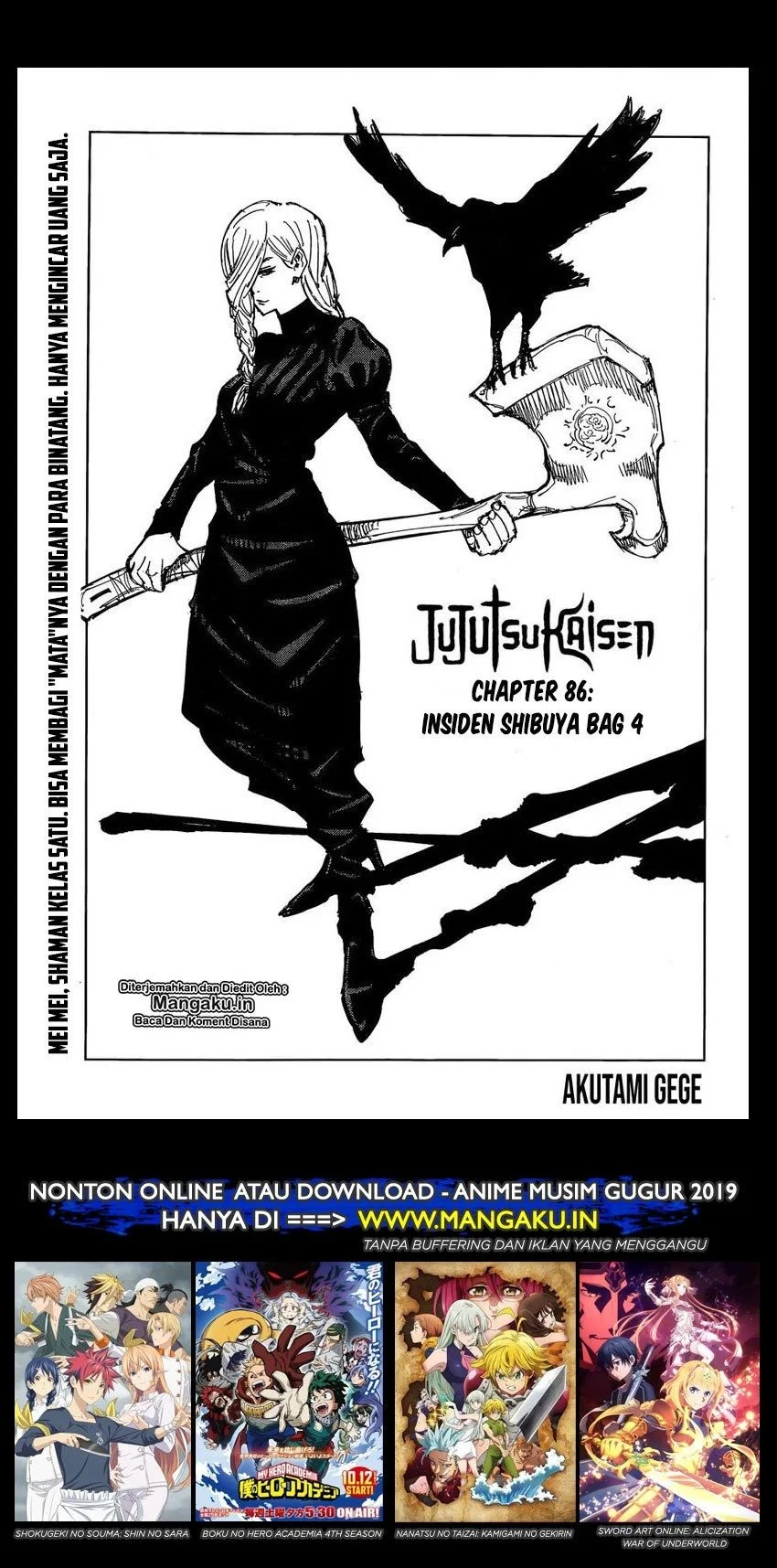 Read Jujutsu Kaisen Bahasa Indonesia ID Manga Online