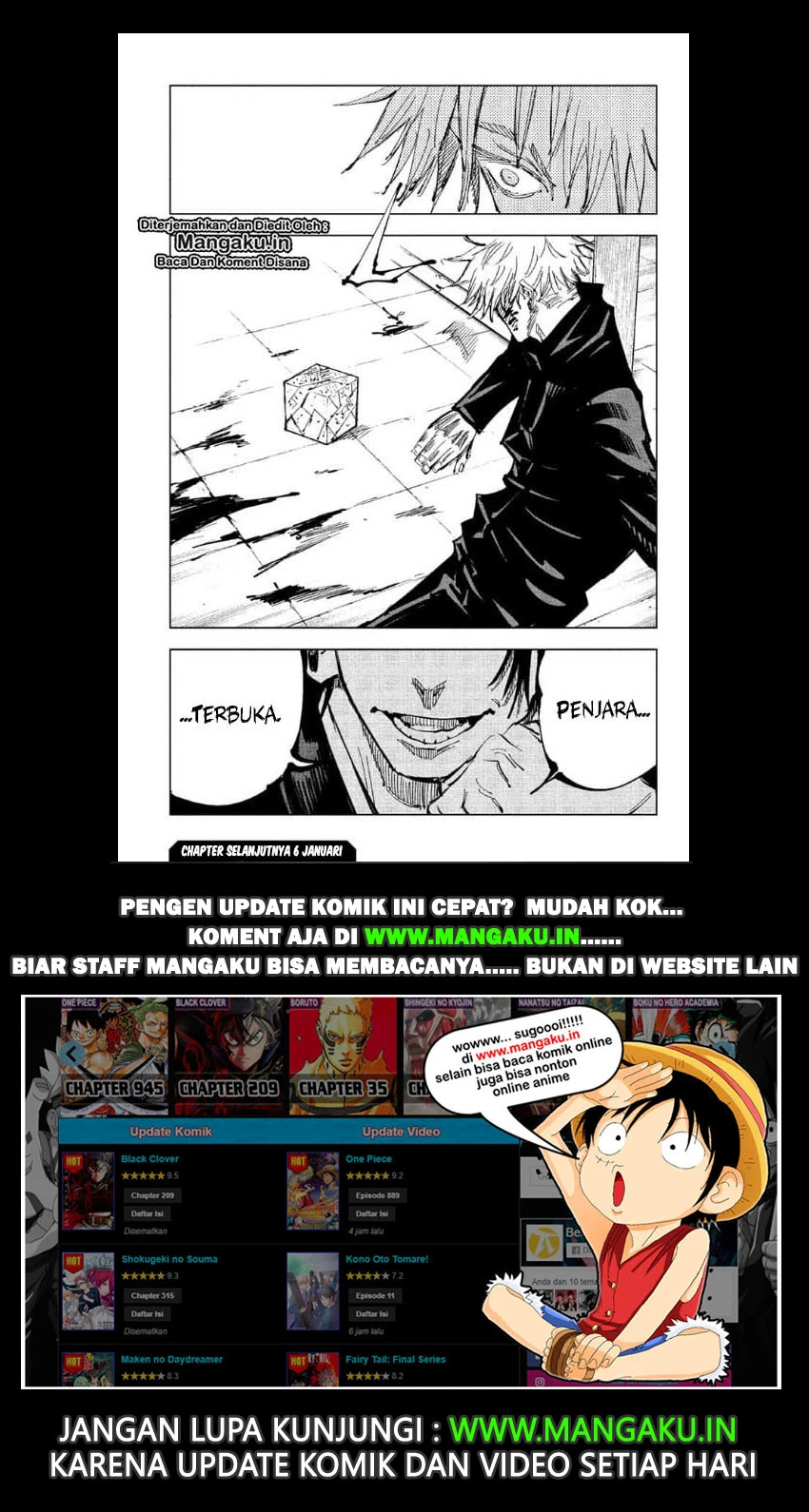 Read Jujutsu Kaisen Bahasa Indonesia ID Manga Online
