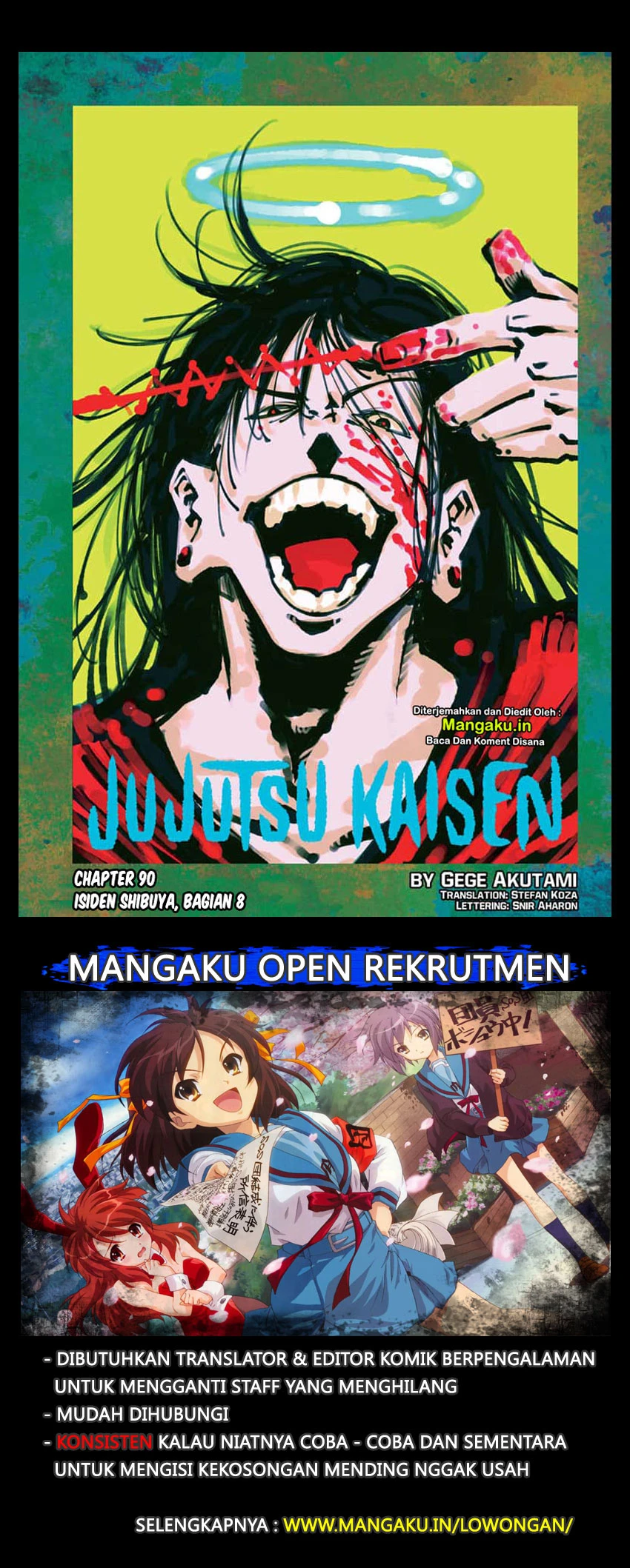 Read Jujutsu Kaisen Bahasa Indonesia ID Manga Online