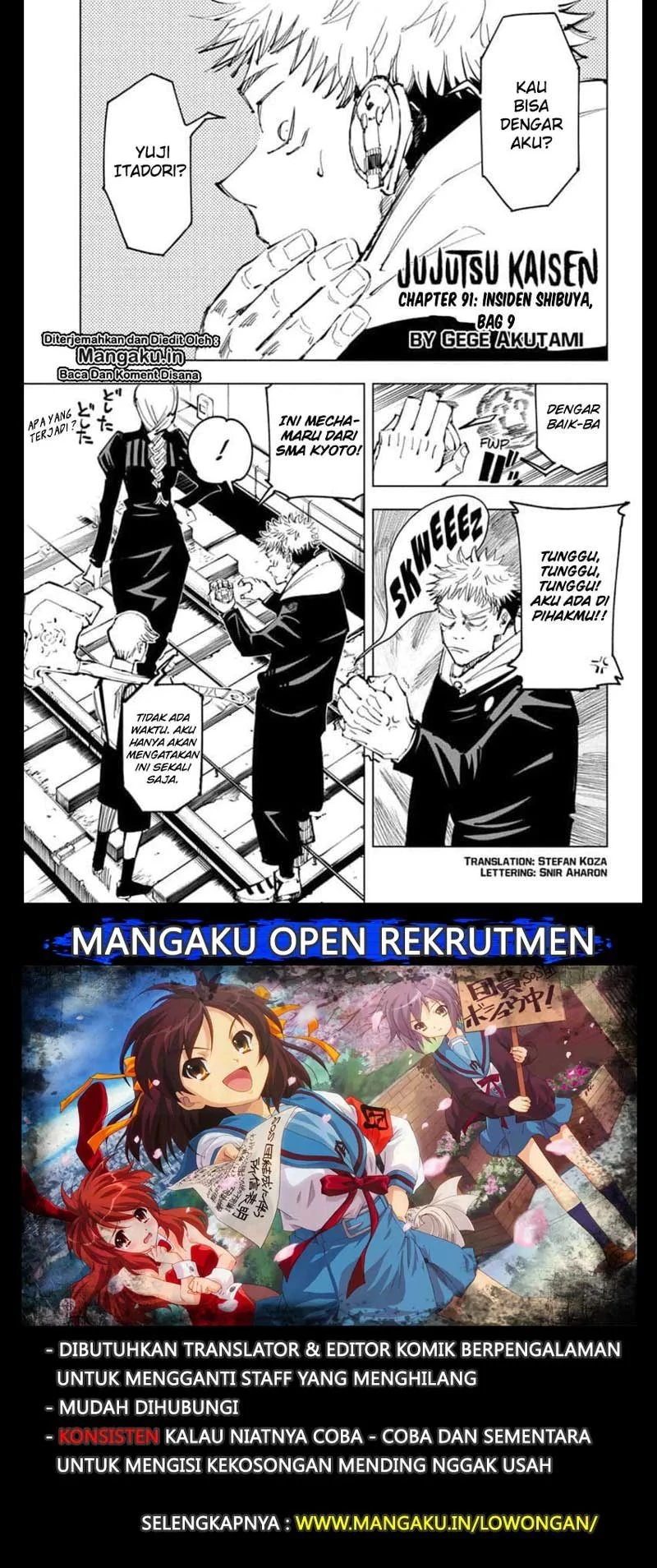 Read Jujutsu Kaisen Bahasa Indonesia ID Manga Online