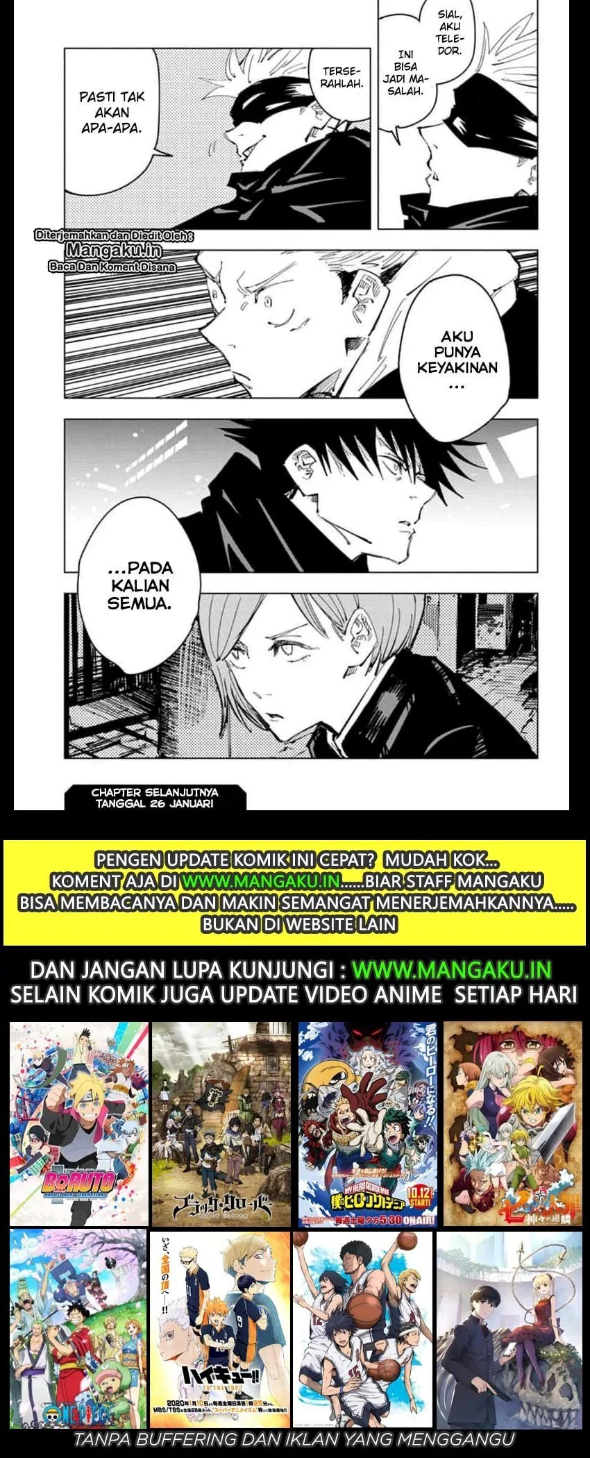 Read Jujutsu Kaisen Bahasa Indonesia ID Manga Online
