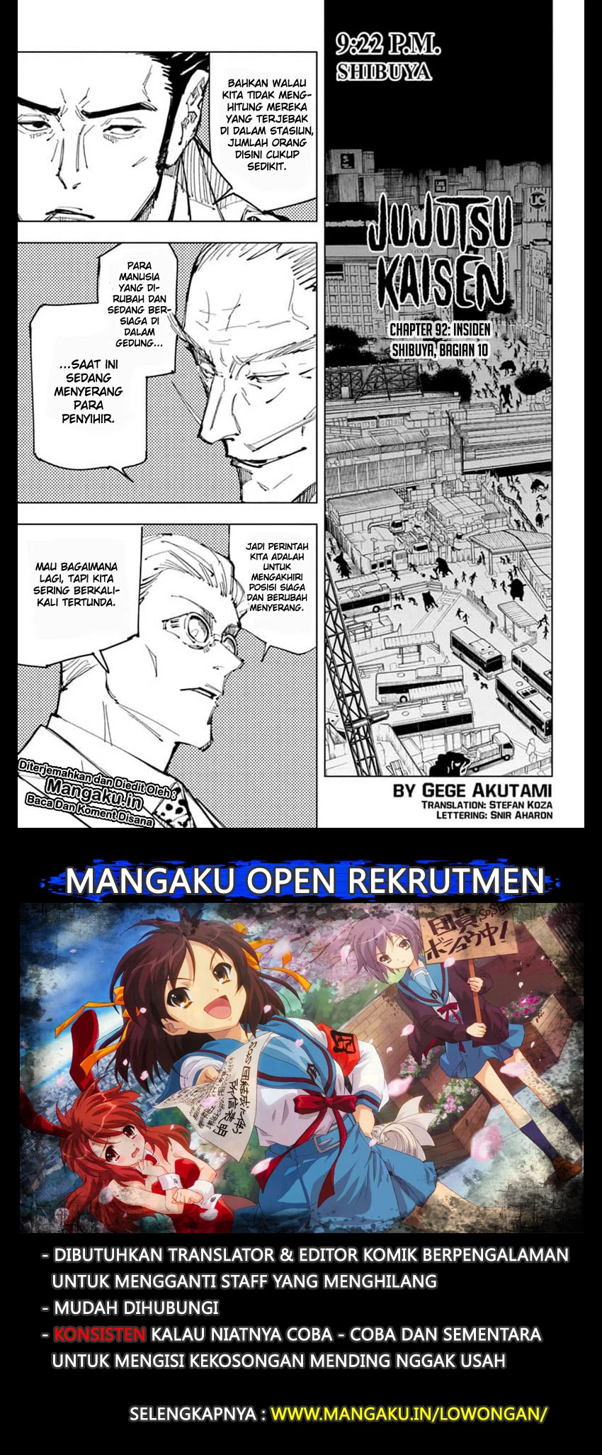 Read Jujutsu Kaisen Bahasa Indonesia ID Manga Online