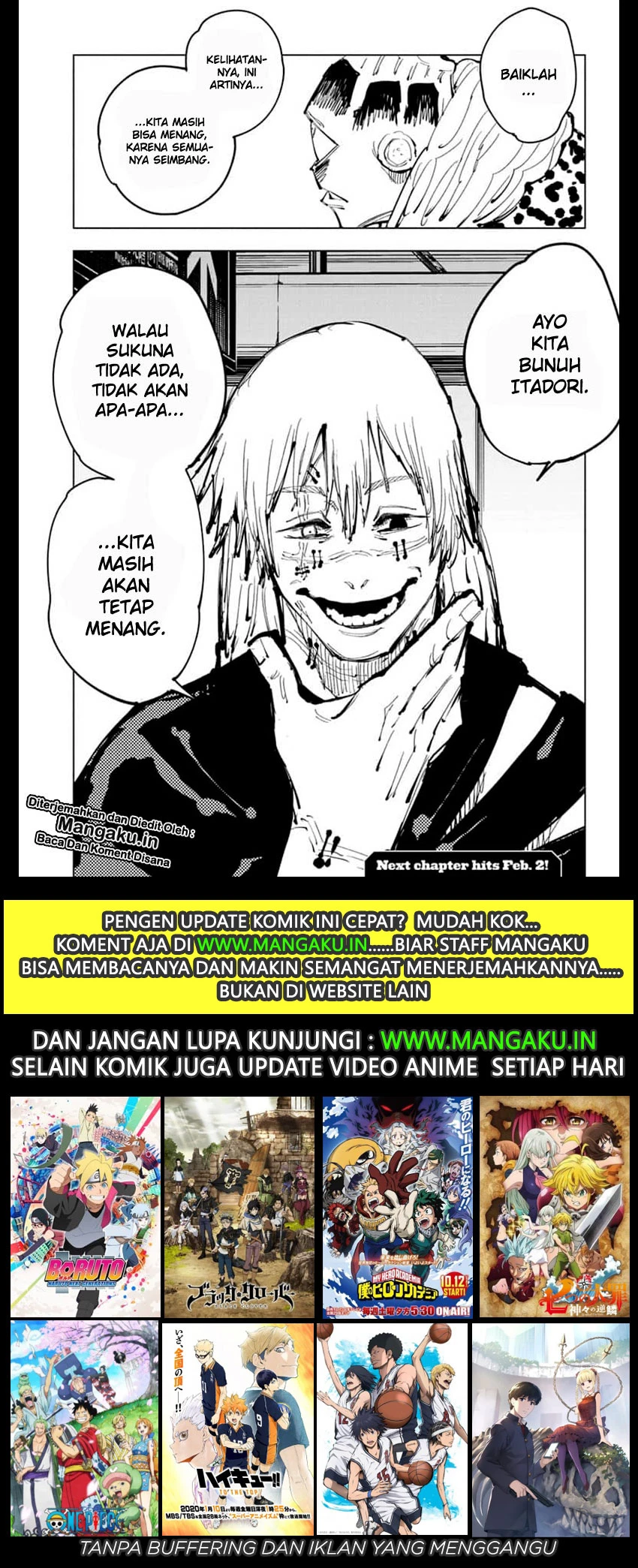 Read Jujutsu Kaisen Bahasa Indonesia ID Manga Online