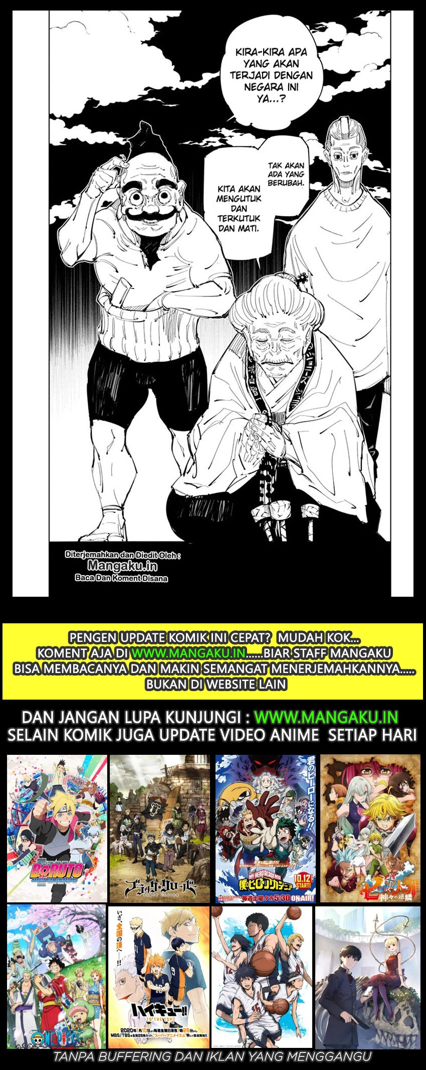 Read Jujutsu Kaisen Bahasa Indonesia ID Manga Online