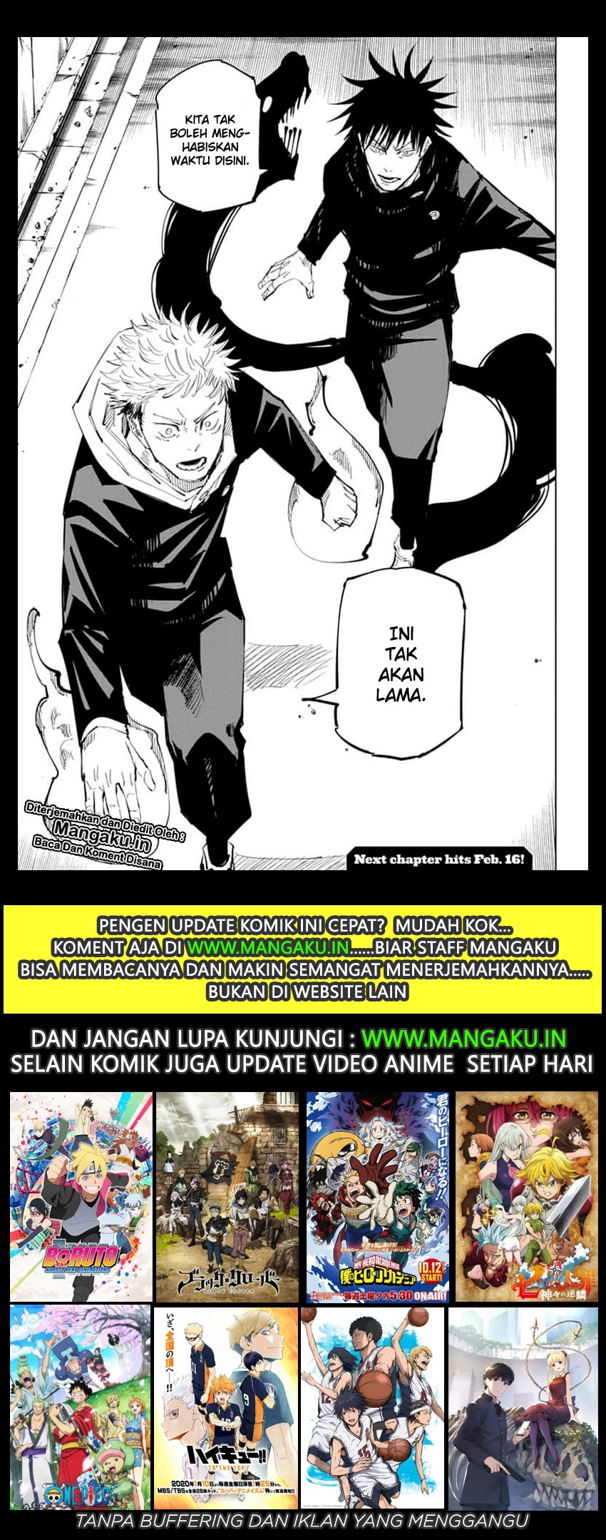 Read Jujutsu Kaisen Bahasa Indonesia ID Manga Online