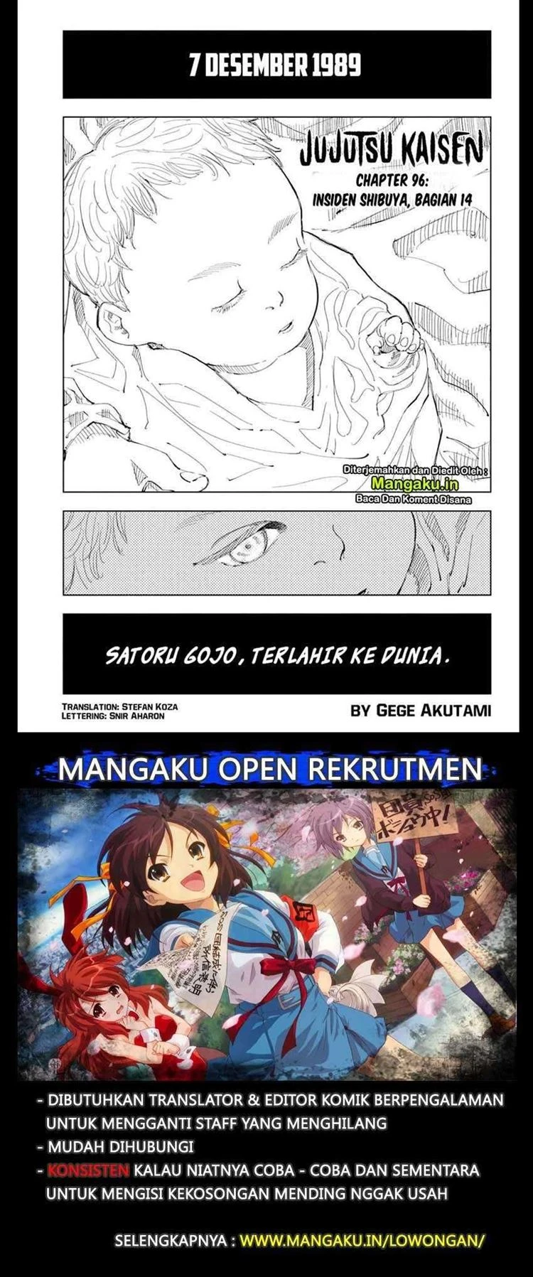 Read Jujutsu Kaisen Bahasa Indonesia ID Manga Online