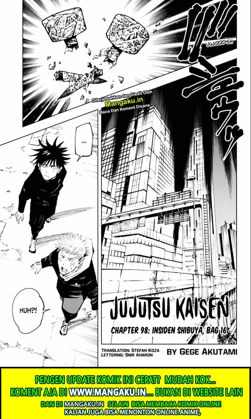 Read Jujutsu Kaisen Bahasa Indonesia ID Manga Online