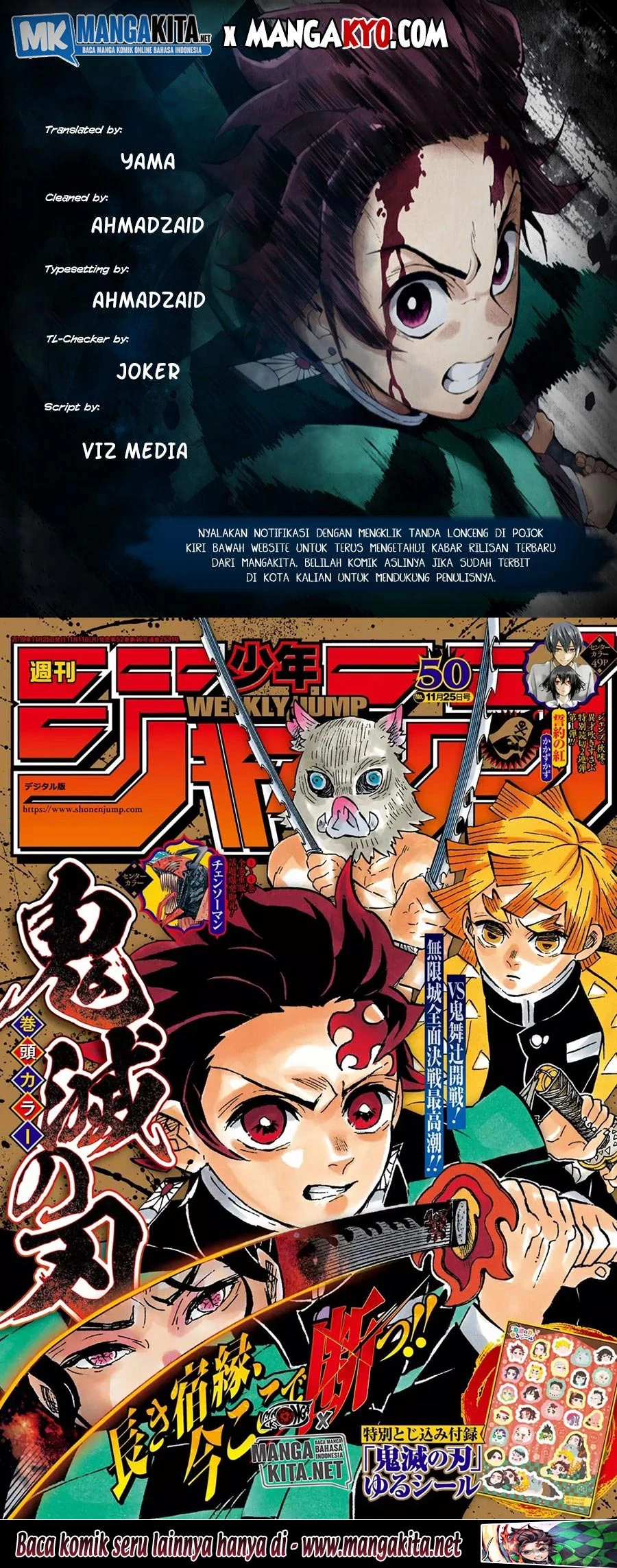 Read Kimetsu no Yaiba Bahasa Indonesia ID Manga Online