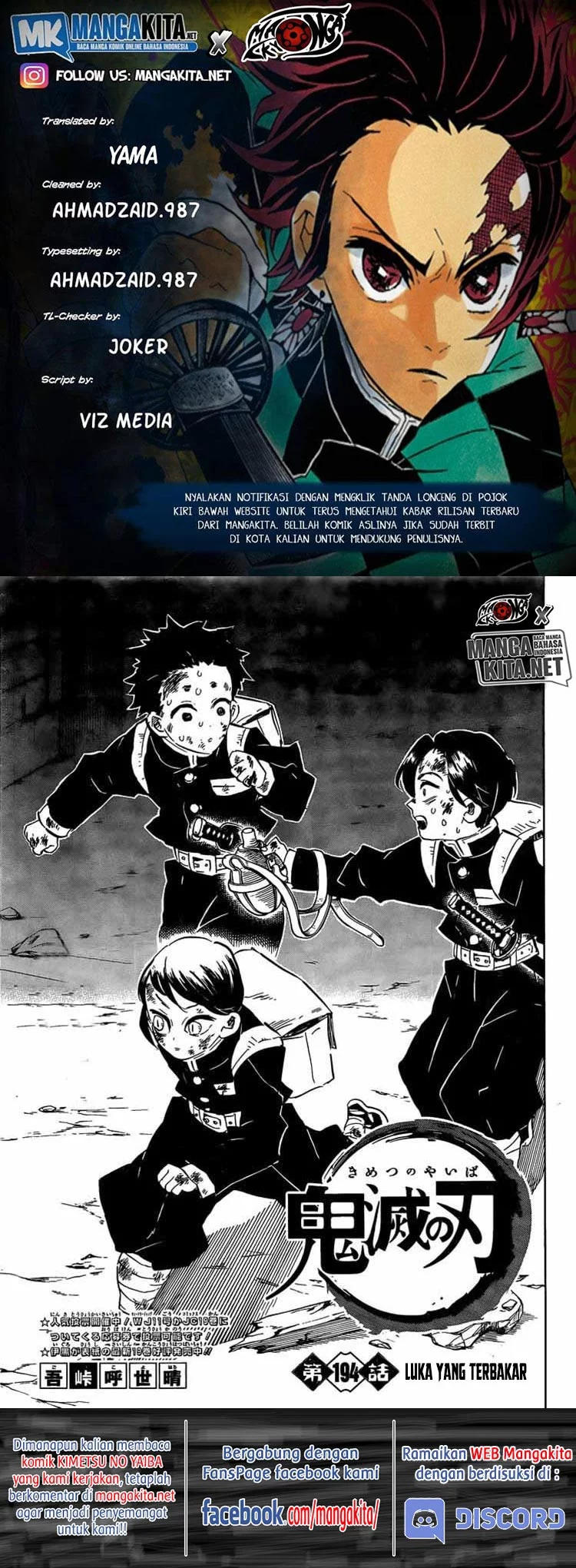 Read Kimetsu no Yaiba Bahasa Indonesia ID Manga Online