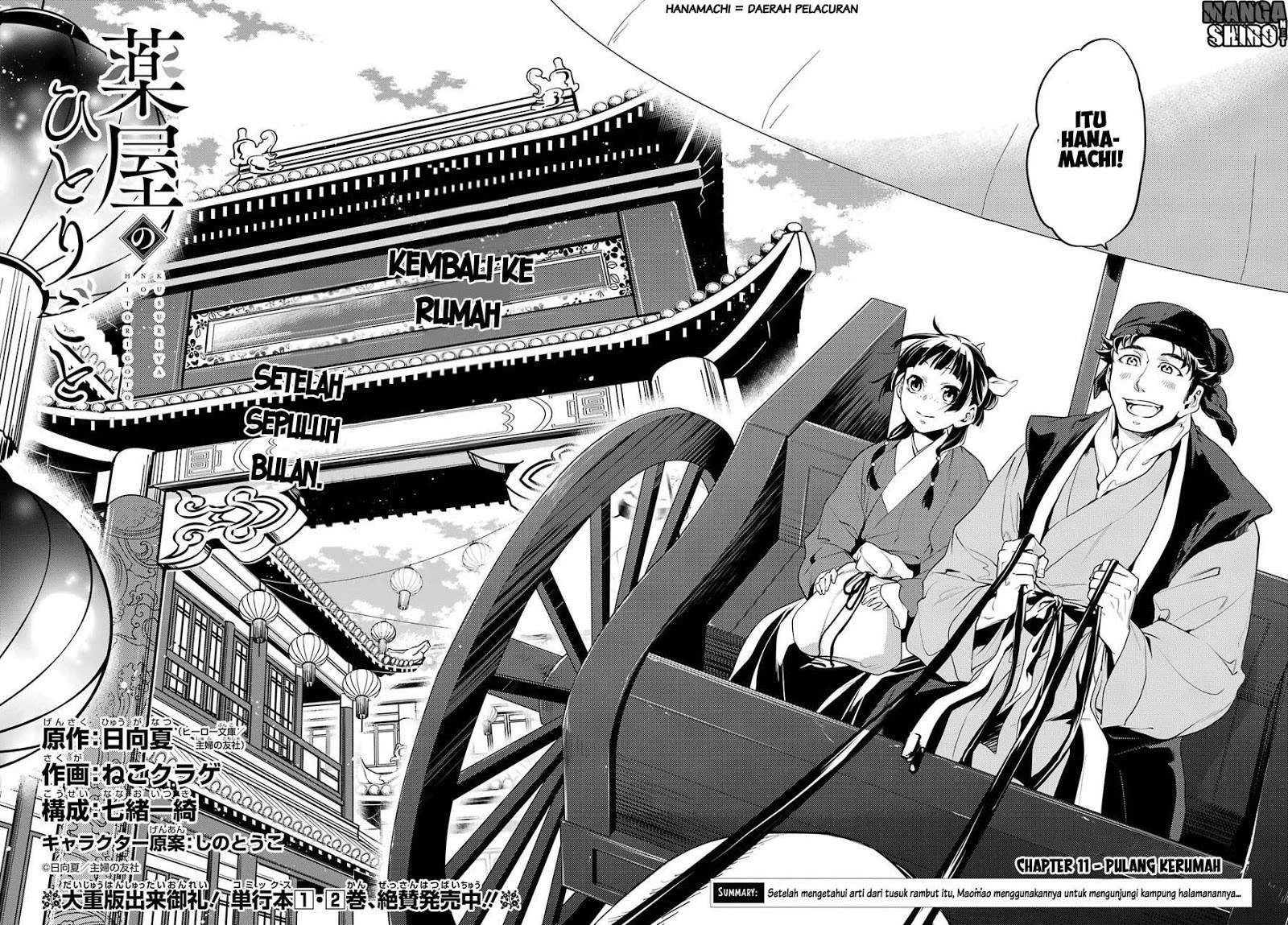 Read Kusuriya no Hitorigoto ID Manga Online