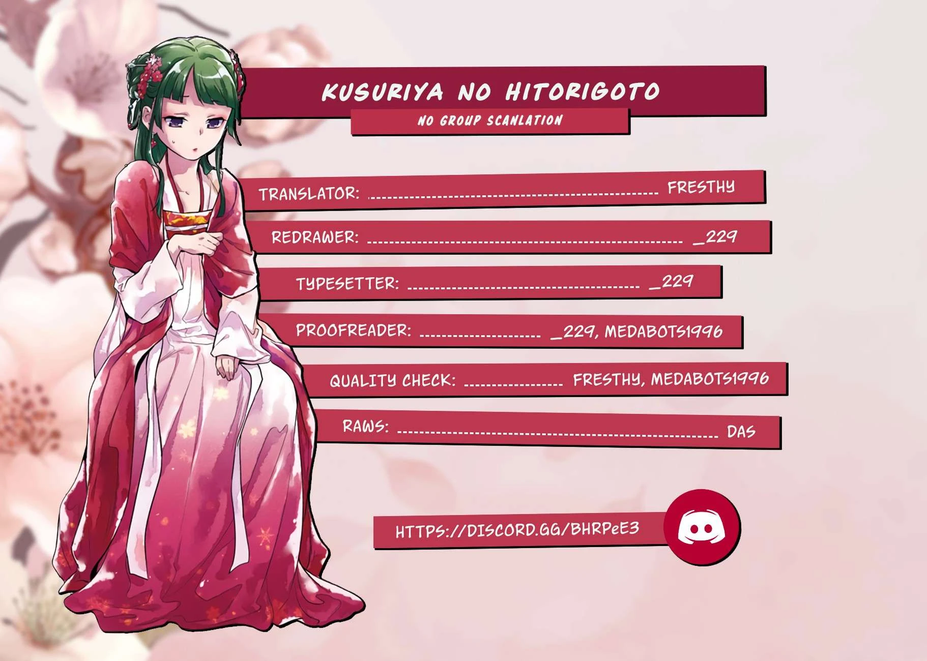 Read Kusuriya no Hitorigoto ID Manga Online