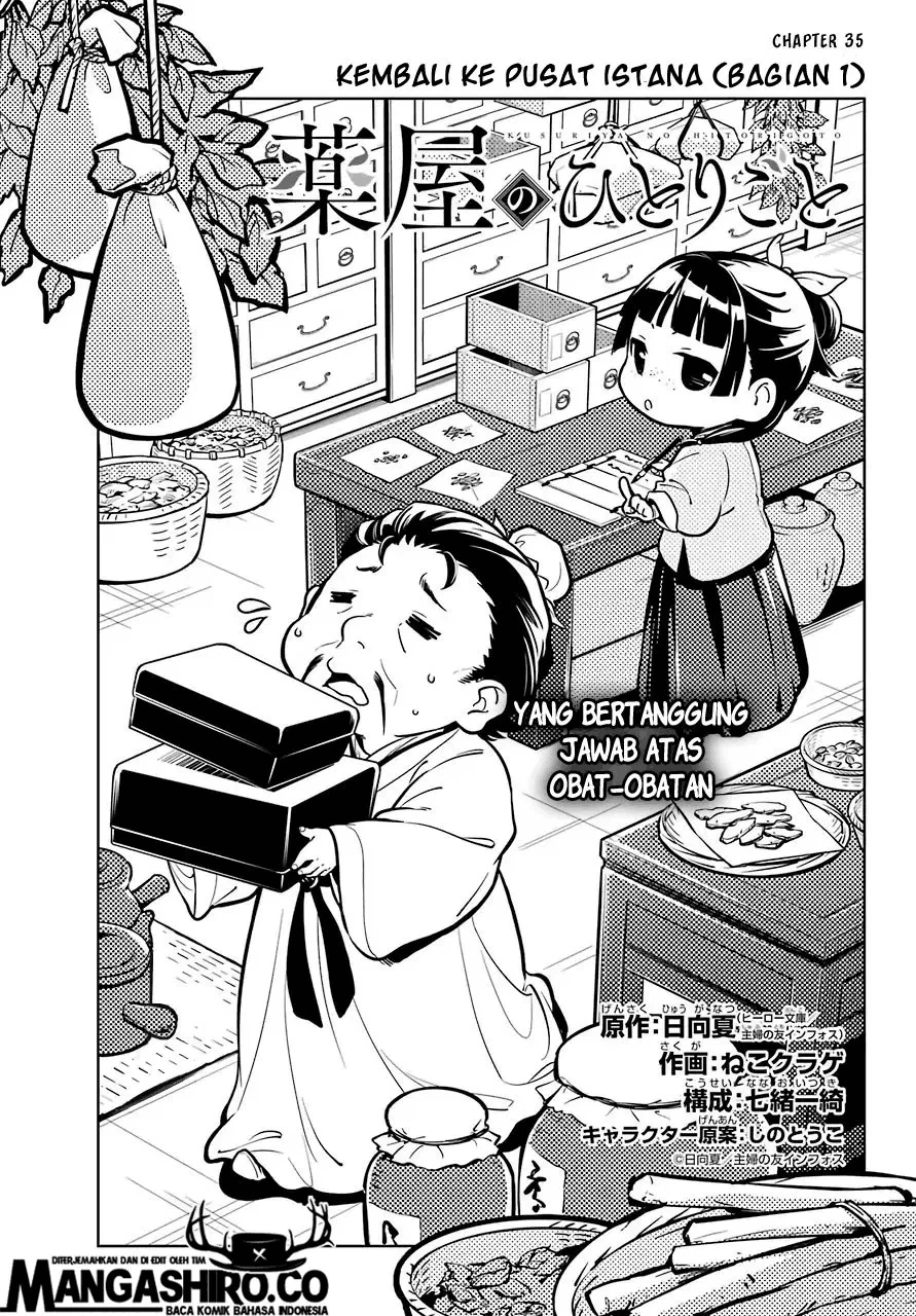 Read Kusuriya no Hitorigoto ID Manga Online