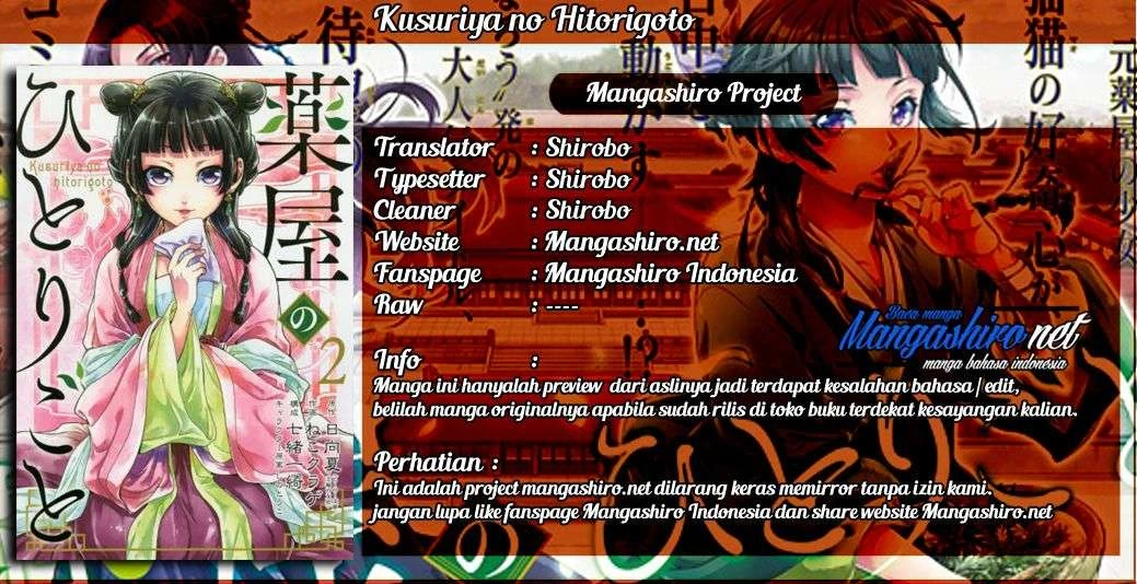 Read Kusuriya no Hitorigoto ID Manga Online