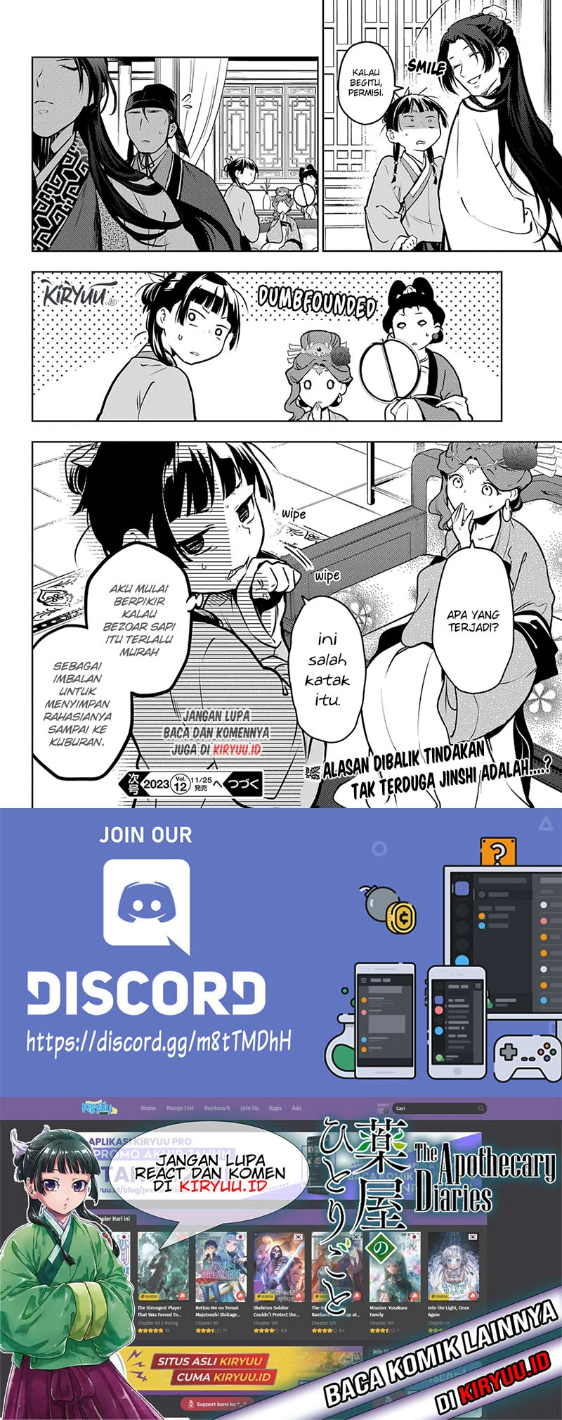 Read Kusuriya no Hitorigoto ID Manga Online