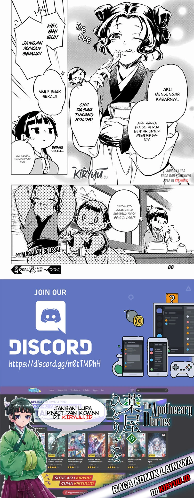 Read Kusuriya no Hitorigoto ID Manga Online