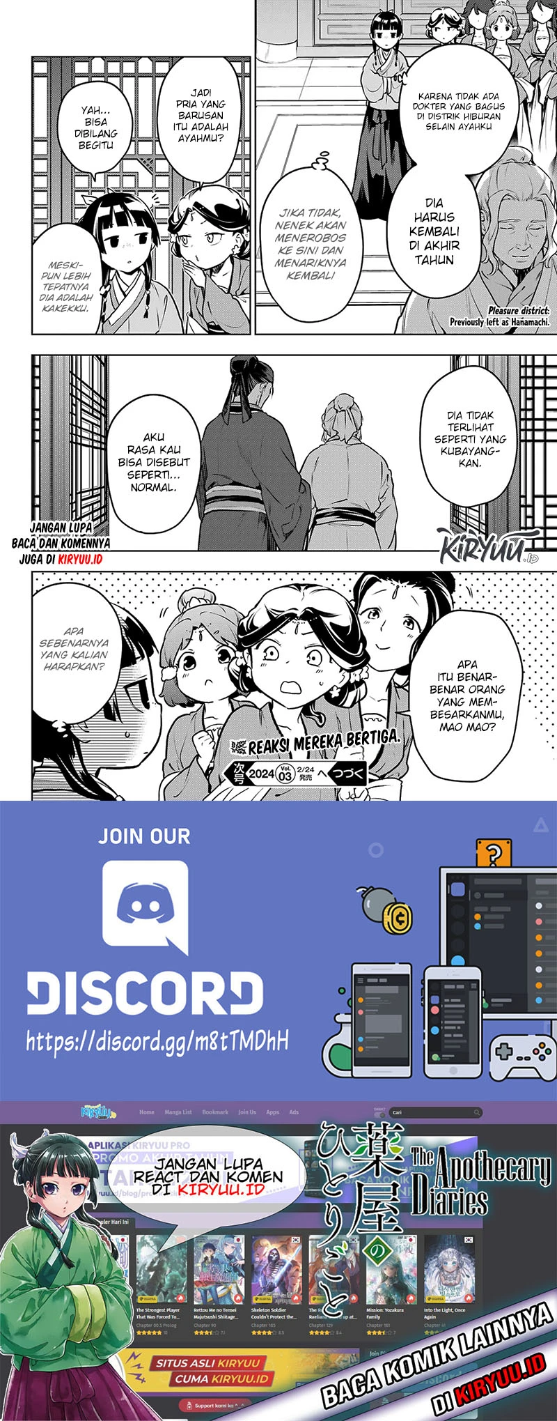 Read Kusuriya no Hitorigoto ID Manga Online