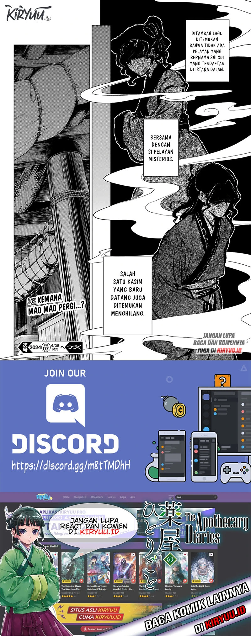 Read Kusuriya no Hitorigoto ID Manga Online